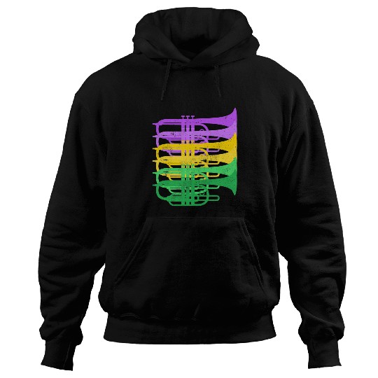Funny Trumpet Mardi Gras Brass Trumpet Marching Orchestra Trumpeter Hoodies