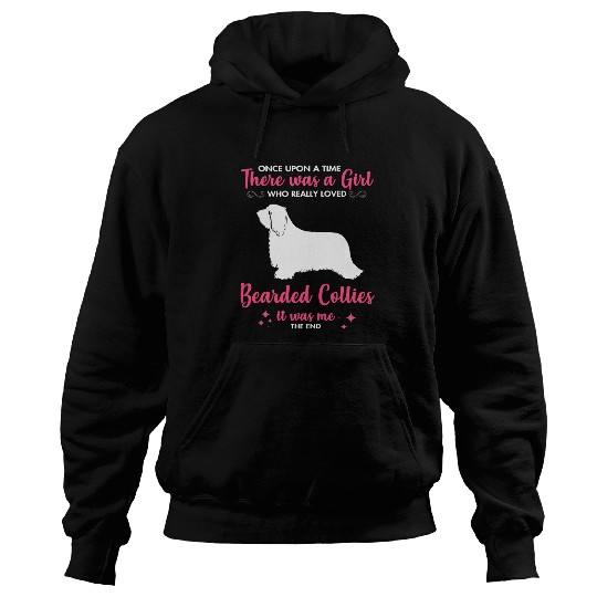 Bearded Collie Pet Girl Loves Bearded Collie Dog Gift For Men Women Mom Dad Him Hoodies