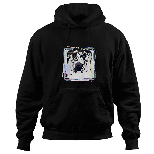 Great Dane Pet Face Great Dane Lovers Hoodies
