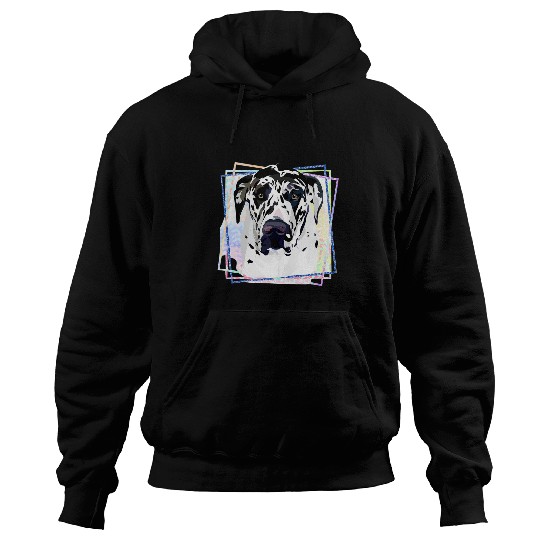 Great Dane Pet Face Great Dane Lovers Hoodies