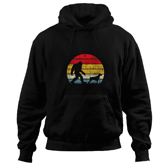 Doberman Pet Retro vintages bigfoots And Doberman Dog Owner Pet Lover Hoodies