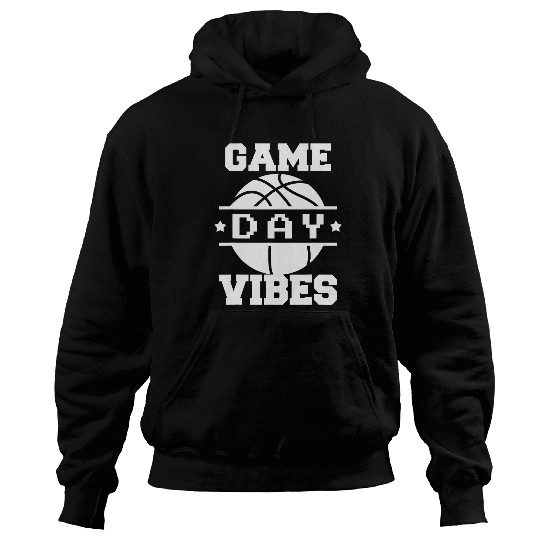Sport Basketball Game Day Vibes Basketball Baller Coachs Sports Player 1 Hoodies