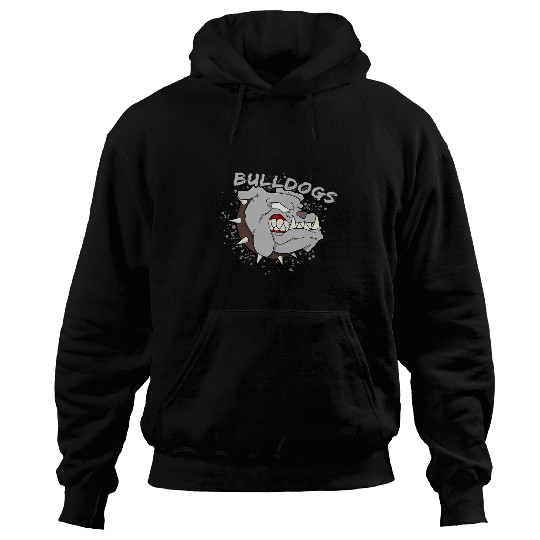 English Bulldog Pet Mascot Team Spirit Loyalty Hoodies