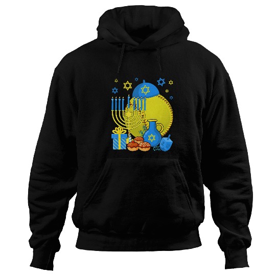 Softball Gift Funny Jewish Softball Ball Menorah Happy Hanukkah Chanukah525 Hoodies