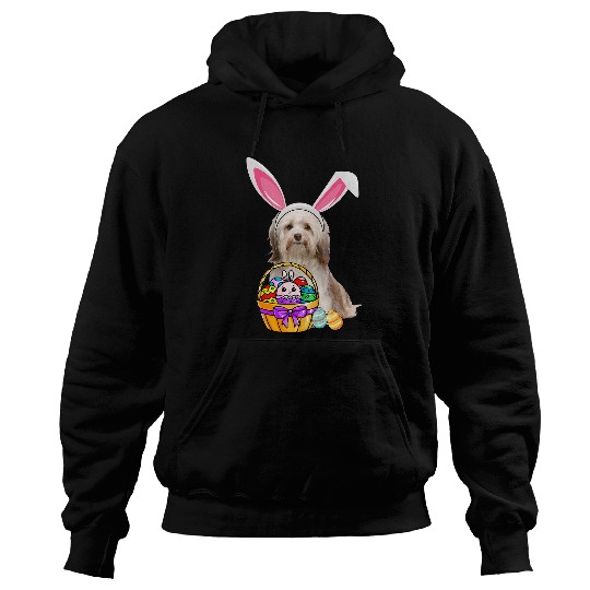Havanese Pet Easter Egg Funny Havanese Easter Hoodies