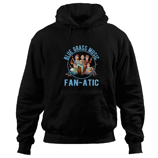 Funny Mandolin and Banjo Blue Grass Bluegrass Music Fan Gift Hoodies