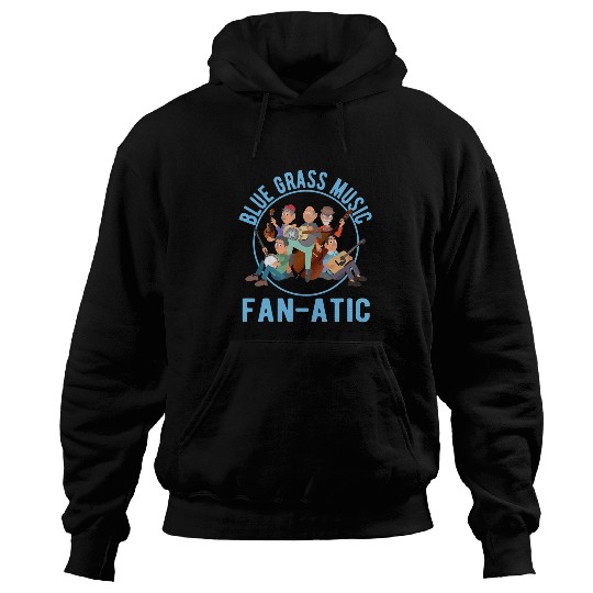 Funny Mandolin and Banjo Blue Grass Bluegrass Music Fan Gift Hoodies