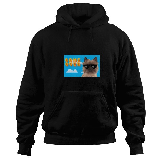 Cairn Terrier Pet 8Bit Game Over Hoodies
