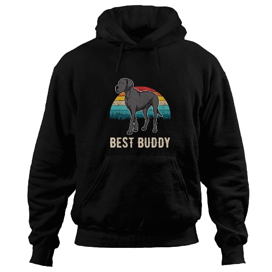 Great Dane Pet German Mastiff Great Dane Sunset 13 Hoodies