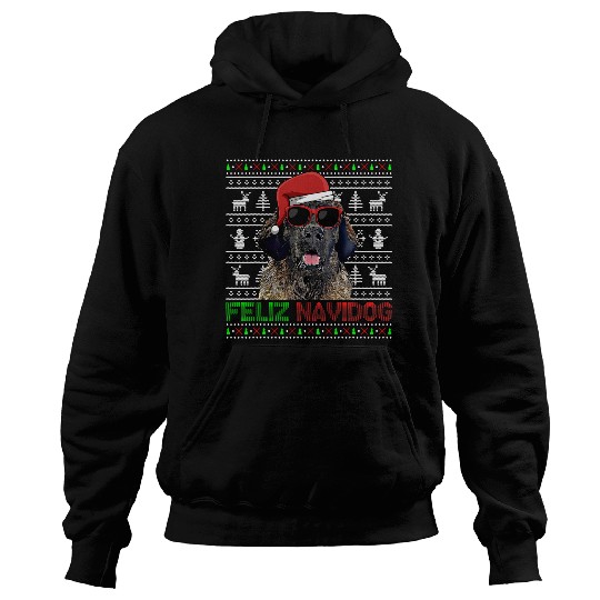 Leonberger Pet Feliz Navidog Funny Christmas Hoodies