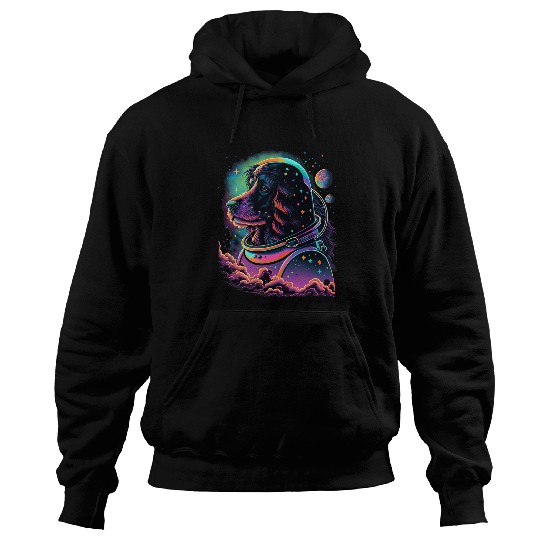 Gordon Setter Pet Astronauts Gordon Setter dog Space Galaxy 1 Hoodies