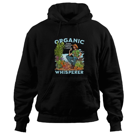 Funny Organic Farmer Vegan Iowa Midwest Farm Lover Hoodies