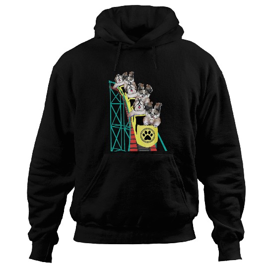 Shih Tzu Pet Breed Lover Gifts Funny Puppy Roller Coaster Hoodies
