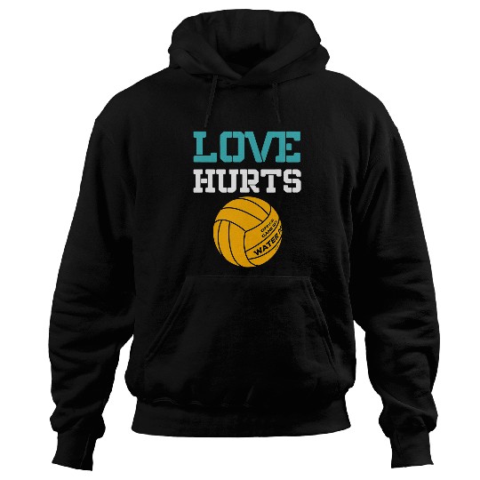Sport Waterpolo Love Hurts Funny Ball Sport Hoodies