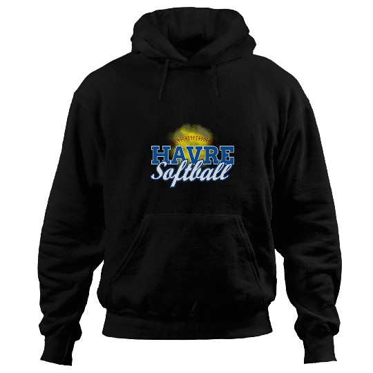 Sport Softball Havre Blue Pony Softball HAVRE Softball Hoodies