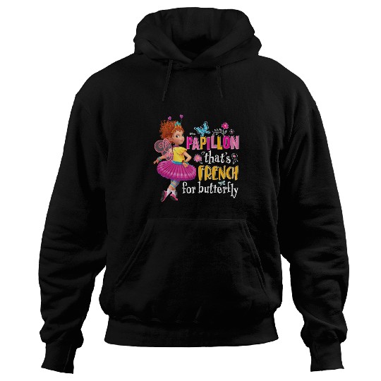 Papillon Pet Fancy Nancy Papillon Thats French for Butterfly Hoodies
