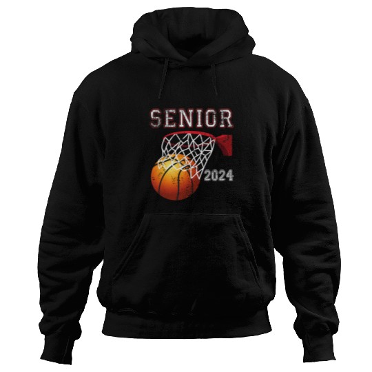 Sport Basketball Graduate Senior Class of 2024 Basketball Player Graduation 1 Hoodies