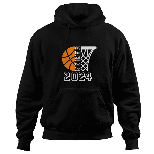Sport Basketball Graduate Senior Class of 2024 Basketball Player Graduation 8 Hoodies