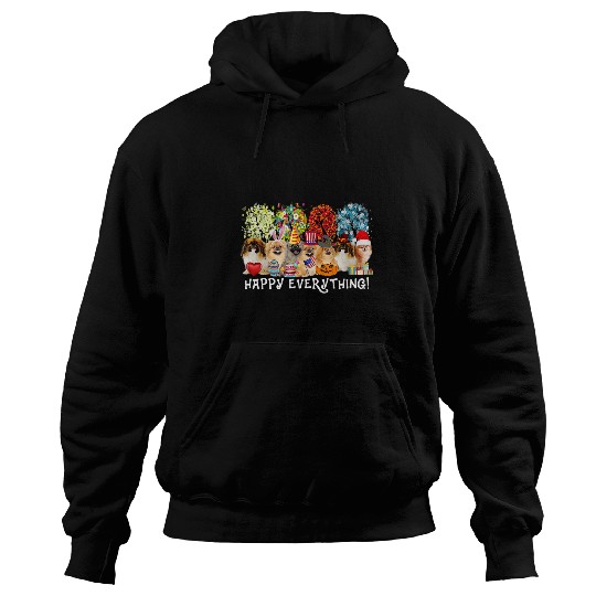 Pekingese Pet Happy Everything Pekingese Dog Seasons All Year Tree Lover41 Hoodies