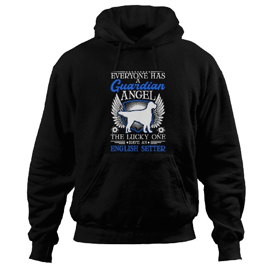 English Setter Pet English Setter Guardian Angel 8 Hoodies