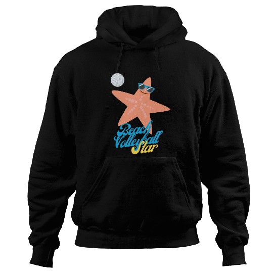 Sport Volleyball Starfish Lover Funny Beach Volleyball Starfish Hoodies