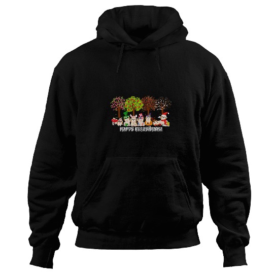 Shih Tzu Pet Happy Everything Shih Tzu Seasons All Year Tree Hoodies