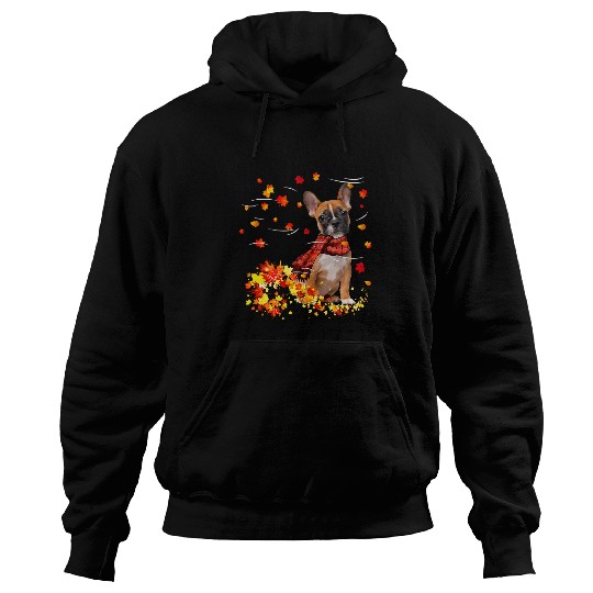 French Bulldog Pet Frenchie Dog Fall French Bulldog Fall Yall witl Fall Leaves 364 Hoodies