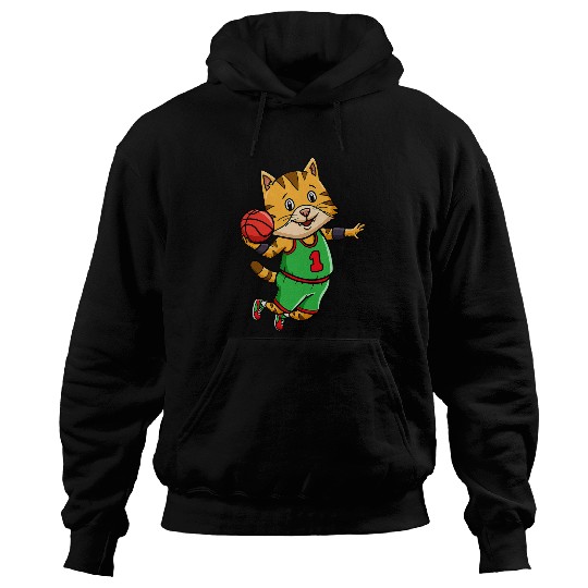 Basketball Player Coachs Bball Hoop Cat Owner Hoodies