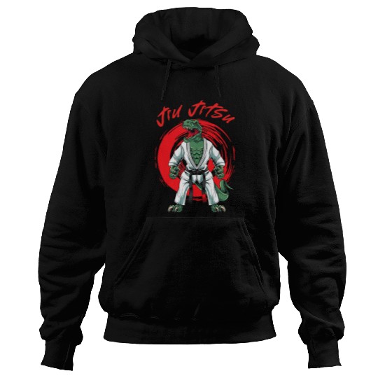 Dinosaur Pet Grappling Jiu Jitsu TRex 1 Hoodies