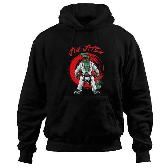 Dinosaur Pet Grappling Jiu Jitsu TRex 1 Hoodies
