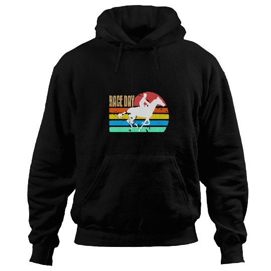 Horse Pet RACE DAY Awesome Retro vintages Horse Racing Present Hoodies