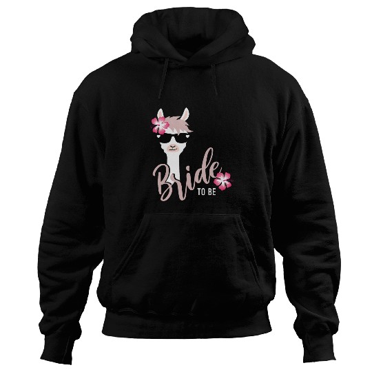 Llama Pet Bride to be llama alpaca bachelorette Party Hoodies
