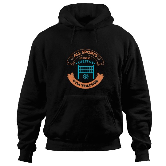 Gym Teacher s Volleyball Coachs s Volleyball Coach Hoodies