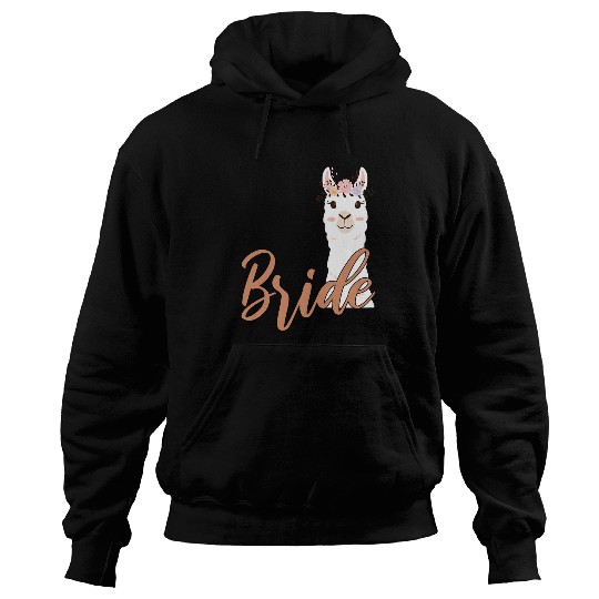 Llama Pet Bride to be Lama Alpaca JGA Engagement Gift Hoodies