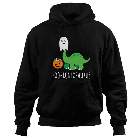 Dinosaur Pet Halloween Dinosaur Brontosaurus BooRontosaurus Hoodies