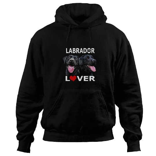 Black Labrador Retriever Lover Happy Black Lab Dog Mom Dad Hoodies