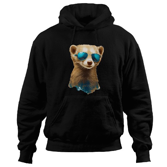 Ferret Pet Funny looking Ferret for Weasel and Ferrets Lovers Hoodies