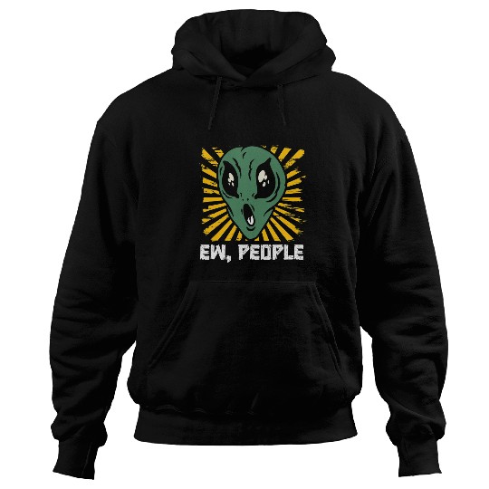 Aliens UFO Ew People Alien 23 Hoodies