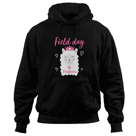 Llama Pet Funny field trip last day of school llama Funny field day Hoodies