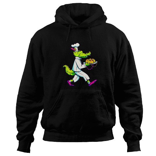 Alligator Pet Chef Pastry Cake carnivals Fancy Dress Hoodies