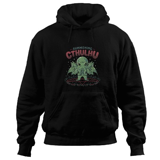 Octopus Pet Summoning Cthulhu Halloween Ritual Funny Cute Cthulhu036 Hoodies