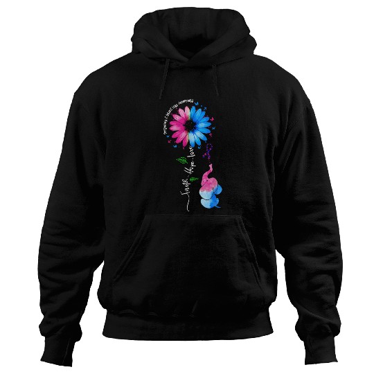 Elephant Mammal Faith Hope Love Elephant Pregnancy Infant Loss Awareness Hoodies