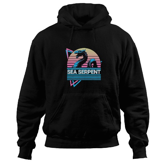 Dragon Pet Sea Serpent Sea Dragon Cryptid Cryptozoology Retro Hoodies