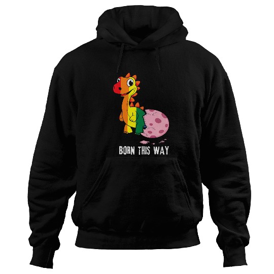 Dinosaur Pet LGBT Rainbow Dinosaur Egg Born Gay Pride LGBTQ LGBT Pride Month Hoodies