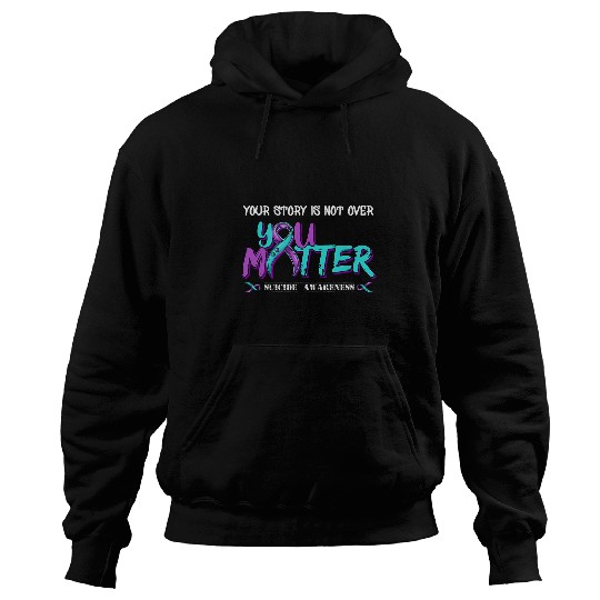 suicides Prevention 988 Ribbon Fight suicides Awareness Prevention You Matter 3 Hoodies