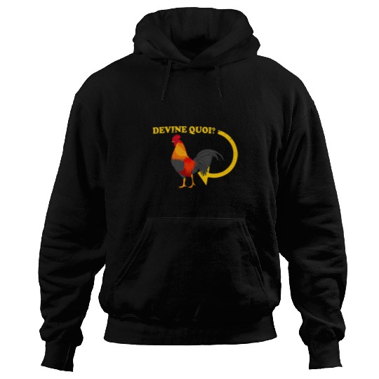 Chicken Pet DEVINE QUOI Guess What Chicken Butt Hoodies