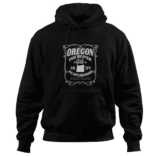 Beaver Pet Oregon The Beaver State 1859 Oregon State Hoodies