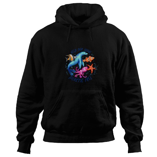 Octopus Pet Starfish Octopus Sea Activists Climate Nature Protection Hoodies