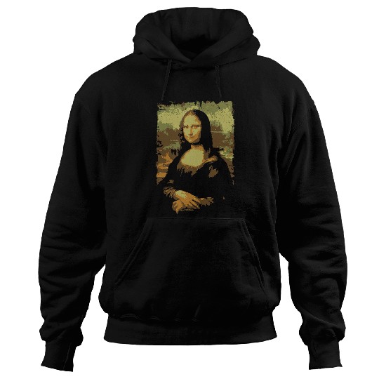 Iconic Artwork by Leonardo Identifier DA Renaissance Artist Hoodies