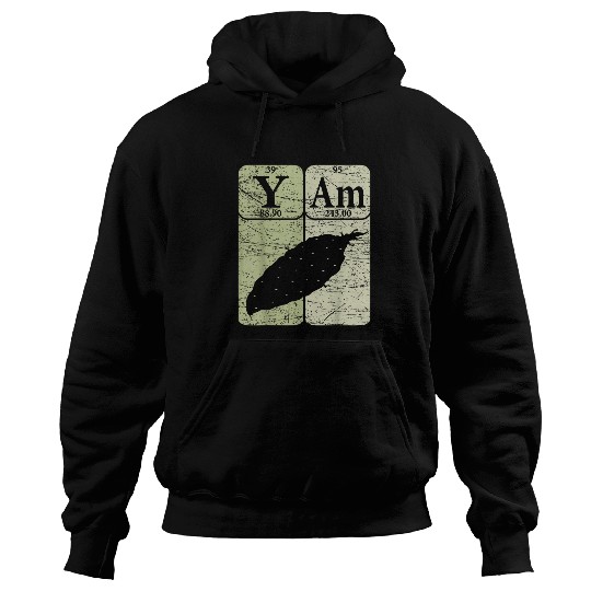 Yam Periodic Table Elements Sweet Potato Retro Farmer 23 Hoodies
